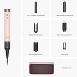 سشوار برس‌دار حالت‌دهنده 1300 وات دایسون مدل Airwrap id HS08 Straight+Wavy، موتور BLDC، وزن 630 گرم، دارای سری شانه‌دار، سری برس
