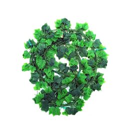 گل مصنوعی مدل  ریسه برگ انگور دوشاخه طرح لمسی مجموعه 12 عددی