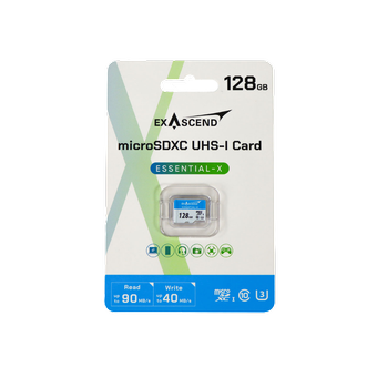 کارت حافظه MicroSDXC اگزاسند مدل ExAscend Essential-X UHS-I U3 V10 ظرفیت 128 گیگابایت