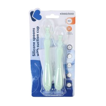 قاشق سر سیلیکون کودک کیکابو 2 عددی