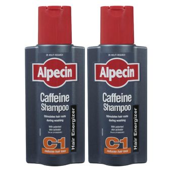 شامپو مو آلپسین مدل Caffeine C1 حجم 250 میلی لیتر مجموعه 2 عددی