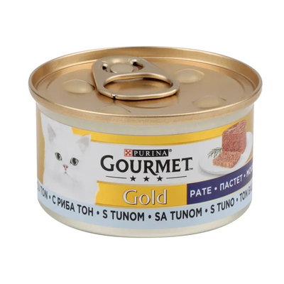 کنسرو گربه بالغ گورمت گلد با طعم ماهی / Gourmet-gold with tuna