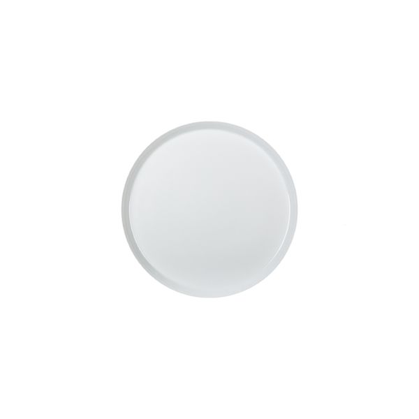 بشقاب زی مدل فرم اس کوچک سایز 9 سفید درجه عالی بسته شش عددی	