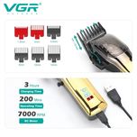 ماشین اصلاح موی سر و صورت شارژی وی جی ار مدل V-654