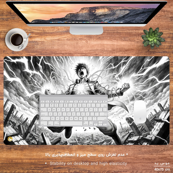 دسک پد طرح اتک آن تایتان مدل ارن پرمیوم Attack On Titan