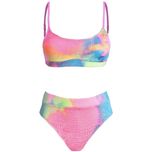 مایو بیکینی برند کاپشی cupshe  مدل ابر و بادی پاستلی