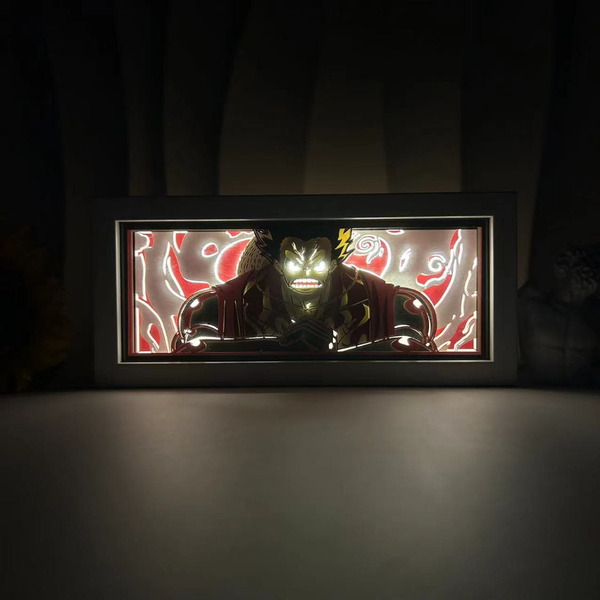 تابلو لایت باکس انیمه ای لوفی 4 وانپیس | One Piece Luffy Gear 4 Light Box