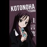 پوستر طرح شخصیت Kotonoha Katsura