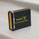 دستبند زنانه استیل ضد زنگ برندا با آهنربا، ژرمانیوم، یون منفی و مادون قرمز دور (FIR)