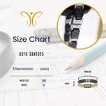 دستبند سرامیکی برندا با آهنربا و هماتیت