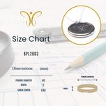آویز براندا با لاوا، تورمالین و یون منفی