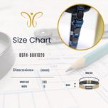 دستبند سرامیکی برندا با سنگ هماتیت