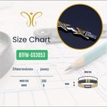 دستبند تیتانیوم برندا با آهنربای کامل مدل قلب