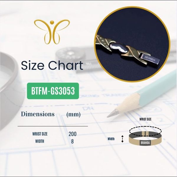 دستبند تیتانیوم برندا با آهنربای کامل مدل قلب