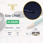 دستبند مغناطیسی تیتانیوم برندا با خاصیت مغناطیسی، FIR، یون منفی و ژرمانیوم اصل