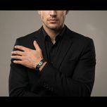 دستبند مردانه مغناطیسی تیتانیوم برندا با FIR، یون منفی و ژرمانیوم اصل