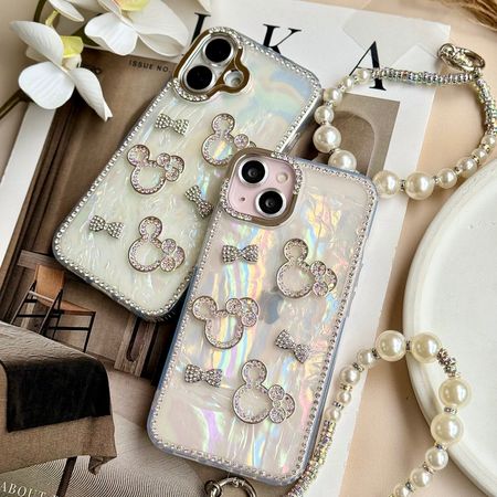 قاب میکی دیاموند یخی با آویز