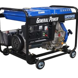 موتور برق دیزلی جنرال پاور 5.5 کیلووات مدل GPD7500E