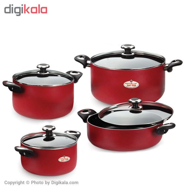 سرویس پخت و پز 8 پارچه زرساب مدل گرانیتا