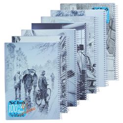 دفتر 100 برگ سیبو طرح B&W