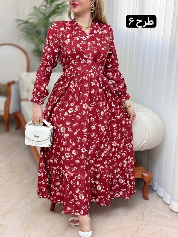 پیراهن فلور تیارا 2708