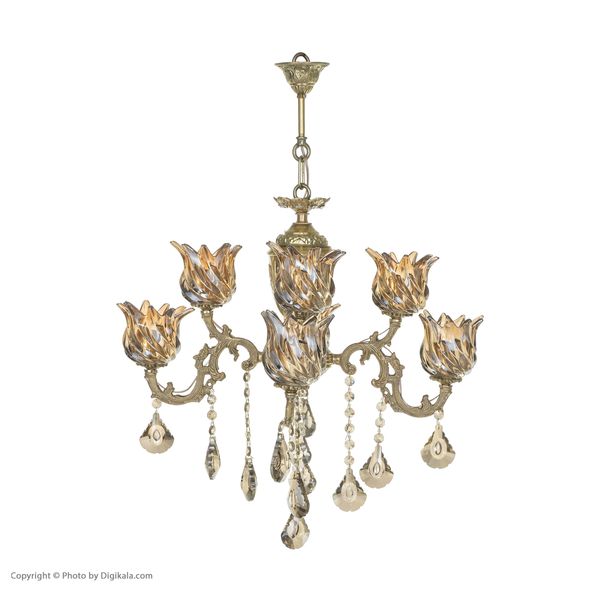 لوستر 8 شعله شاهان تک کد K/4021