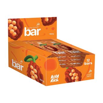 بار غلات با طعم شکلات و روکش کاکائو تلخ - 30گرم بسته 12 عددی