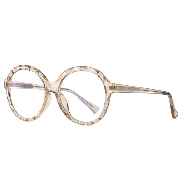 فریم عینک طبی گرد مدل TR3502C91-P03 مناسب برای صورت گرد و بیضی