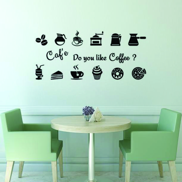 استیکر مدل Coffee shop کد K7