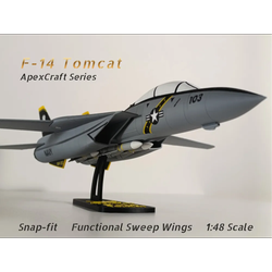 اف-14 تامکت ApexCraft – مدل Snapkit با بال‌های متحرک | مقیاس 1:48