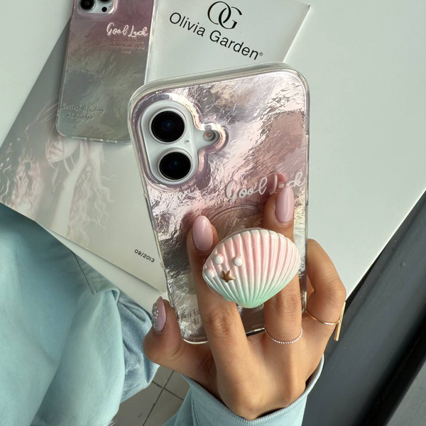 قاب صدفی پاپ سوکتی / آیفون / (کدC3928)TO