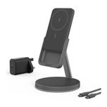 شارژر بی سیم انکر مدل A25A7 633 MagGo به همراه شارژر دیواری 25 واتی با گارانتی شرکتی