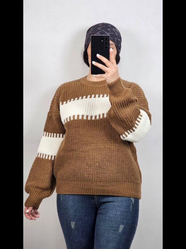 پلیور بافت مدل راه