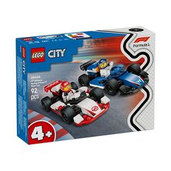 لگو سری City مدل F1 Williams Racing ve Haas F1 Race Car کد 60464