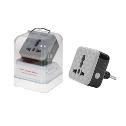تبدیل برق 3 به 2 تایمردار AZR مدل M120 - مشکی (گارانتی شش ماهه AZR)
