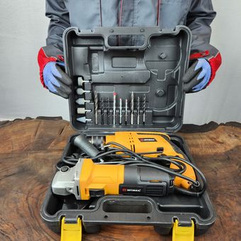 دریل و مینی فرز صنعتی اینتیمکس کد 0904 مجموعه دو عددی