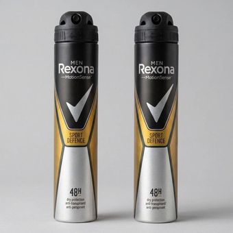 اسپری ضدتعریق مردانه رکسونا مدل Sport Defence حجم 200 میلی‌لیتر مجموعه 2 عددی