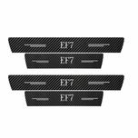 برچسب پارکابی خودرو سولگی مدل کربن کد J15 طرح ای اف سون مناسب برای همه خودرو ها بسته 4 عددی