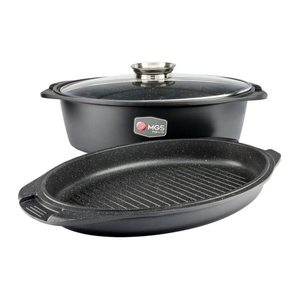 سرویس قابلمه و تابه گرانیت 25 پارچه ام جی اس مدل B کد GB2514