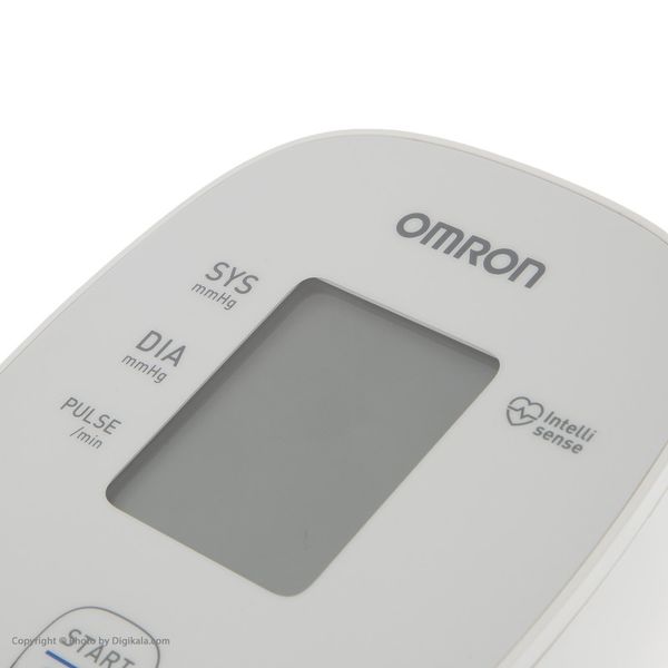 فشارسنج بازویی دیجیتال امرن مدل M1 Basic با سایز کاف 22 تا 32 سانتیمتر، نمایشگر LCD، اندازهگیری فشار خون و ضربان قلب، نشانگر آ