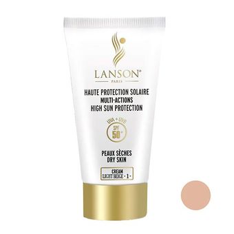 کرم ضد آفتاب رنگی لانسون SPF 50 مدل مولتی اکشن مناسب انواع پوست چرب و مختلط حجم 40 میلی لیتر*849