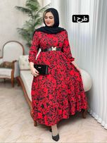 پیراهن فلور یلدایی 2704