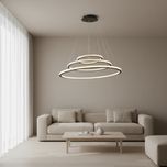لوستر آویز مدرن شاهان مدل cicle70*50*30 H