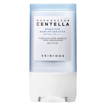 استیک ضد آفتاب بی‌رنگ سانتلا، SPF 50، مدل skin1004، مناسب انواع پوست با حجم 20 میلی‌لیتر، محافظت‌کننده در برابر اشعه‌های UVA و U