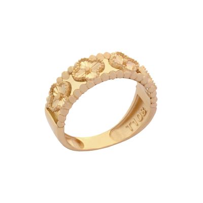 انگشتر طلا 18 عیار زنانه طلای مستجابی مدل ونکلیف 5564 کد T108