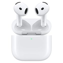 هدفون بلوتوثی اپل مدل AirPods 4 فاقد قابلیت نویز کنسلینگ، درگاه شارژ USB Type-C، شارژ بی سیم، با قابلیت اتصال به چند دستگاه، پشت