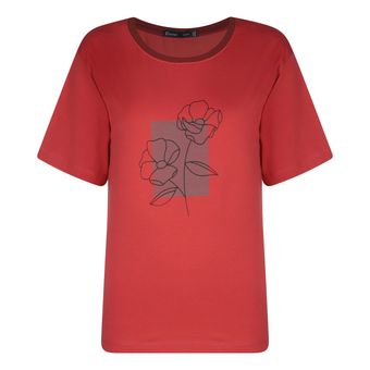 تی‌شرت آستین سه ربع زنانه باینت مدل 815-3