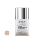فلوئید ضد آفتاب رنگی پرایم، SPF 50، مدل فیوژن واتر، مناسب انواع پوست با تنالیته متوسط و حجم 40 میلی لیتر، محافظتکننده در برابر
