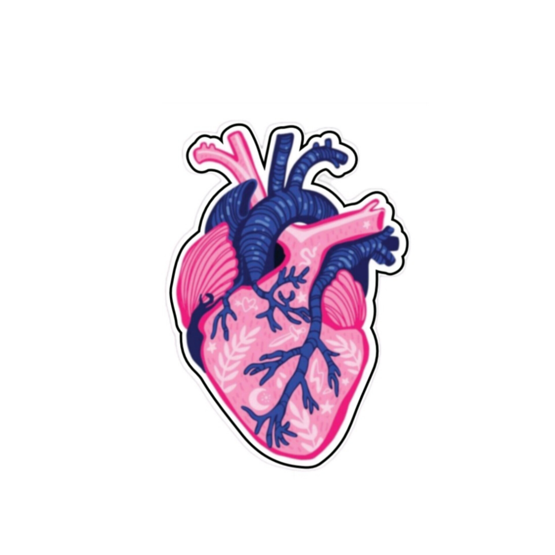 استیکر لپ تاپ مدل قلب