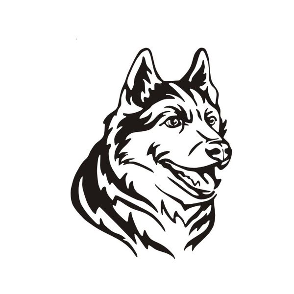 برچسب بدنه خودرو لیزارد مدل فانتزی طرح LOYAL DOG کد LZD-790